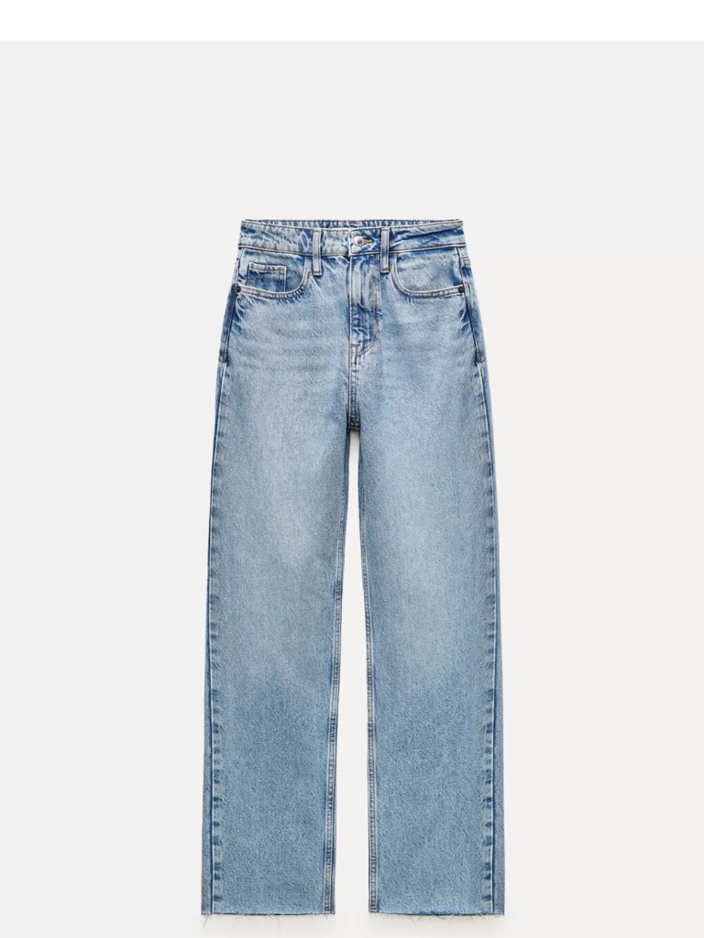 ZARA Light Blue Wide-Leg Women’s Jeans